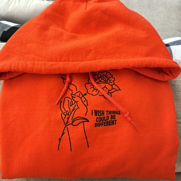 Women’s Broken Promises Could Be Different Orange Hoodie - Picture 13 of 14
